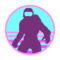 Halo Infinite - Menu Icon - Emblem - Synthwave Sasquatch