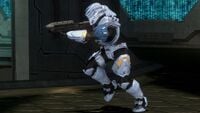 The Lancer armor in the Halo 3 component of Halo: The Master Chief Collection.