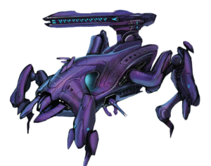 Concept art of the Scarab for Halo 3, used as the Sumda'te-pattern Scarab in canon.