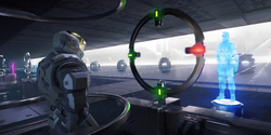 Concept artwork depicting the multiplayer intro for Halo Infinite.