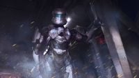 Spartan Palmer in one of the game's motion comic-style cutscenes.