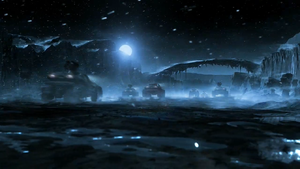 Blue Six, a platoon of six M12 Warthogs, on Harvest.