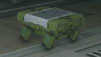 An unidentified UNSC equipment in the cavern area.