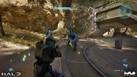 Third-person view as enabled by the Perspective skull.
