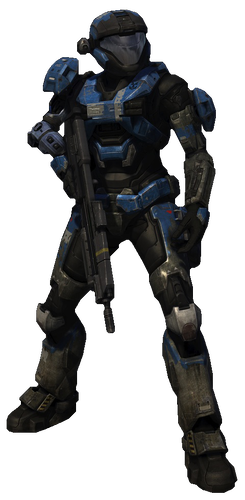 Halo: Reach press kit image featuring a render of Catherine-B320.