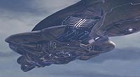 Large Covenant ships, such as the Shadow of Intent, have energy projectors located on their undersides.