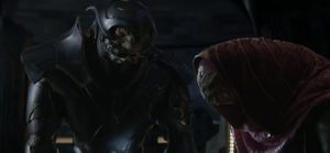 Var 'Gatanai being challenged by Uto 'Mdama.