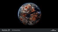 Concept art of the planet.