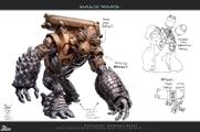 Concept art of an Unggoy for the Blur cinematics in Halo Wars.