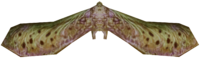 Top down view of the swarm form's wings.