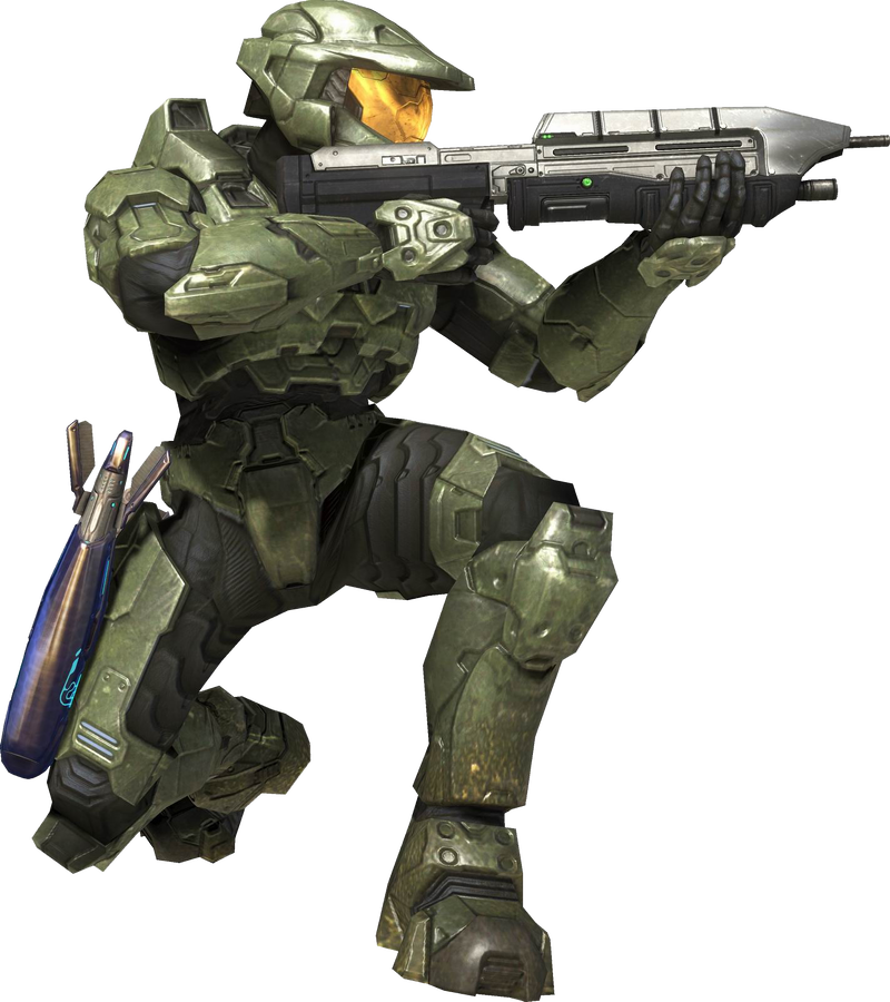 File Halo3 Masterchief Crouch Png Halopedia The Halo Wiki