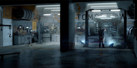 Concept art for an M12B garage done for Halo: The Television Series Season One.