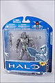 The platinum Master Chief figure in package.