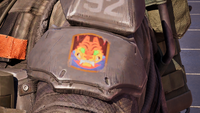 Tiger Company's emblem printed on Williams' shoulder pad.