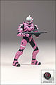 The pink Spartan Hayabusa figure.