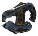 A Halo: Reach beta render of an inactive plasma pistol.