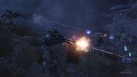 Jun and Six fighting Covenant inside the dark zone.