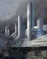 Another concept piece of the cargo port.