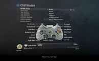 The Recon controller layout in Halo: Reach.