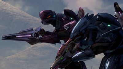 N'tho 'Sraom and Usze 'Taham on Installation 00, from Halo 3 level The Ark.