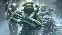 John-117 and the rest of Blue Team in promotional artwork for Halo 5: Guardians.