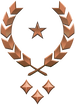 Multiplayer career rank insignia for Halo Infinite.