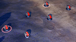 Six plasma mines in Halo Wars 2 campaign Under The Dark.