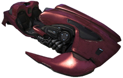 Halo: Reach press kit image featuring a render of a Rizvum-pattern Revenant.