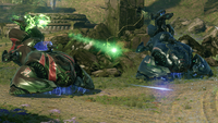 A Muv'te-pattern anti-air Wraith alongside a Kemu-pattern Wraith on Attack on Sanctum.