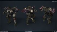 The Halo Wars 2 3D model for Theseus.