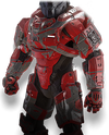 REQ icon for the Commando armor.