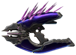 Pre-release render of the Needler from Halo Infinite.