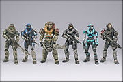 The Noble Team figures.