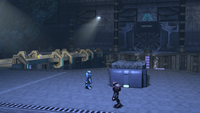 Covenant forces patrolling in an underground tunnel.