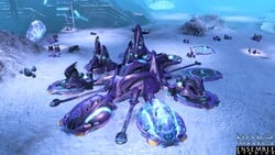 A Covenant Citadel in Halo Wars.