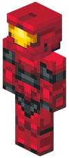 Render of the Red Spartan from Skin Pack 4