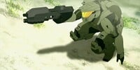 Cal-141 with an MA5B during the Raid on Heian in Halo Legends: The Babysitter.