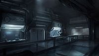 Concept art of the interior of the Dawn.