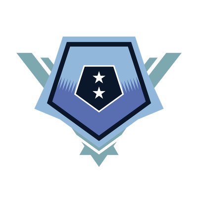 Diamond rank icon.