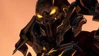 Close-up of the Ur-Didact with his helmet.