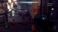 First person view of the MA5D in the Halo 5: Guardians Multiplayer Beta on Empire.