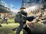 A comparison between the Halo: Combat Evolved and Halo: Combat Evolved Anniversary depictions of John's MJOLNIR Mark V armor.