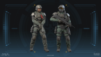 A render of two Marines.