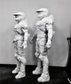Mark VI suit prototypes for the show.