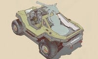 Concept of the back of the Warthog in Halo: Campaign Evolved.