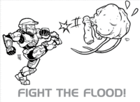 Bungie-created image for the Fight the Flood campaign.