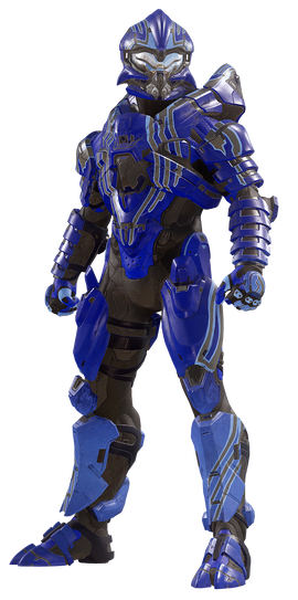 Render of the Helioskrill armor skin that was introduced in the Hammer Storm update.