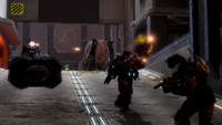 Two Jiralhanae Jumpers in combat,
