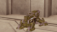 The deactivated autoturret in Spartan Ops.