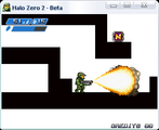 A screenshot of the Alpha-build of Halo Zero 2